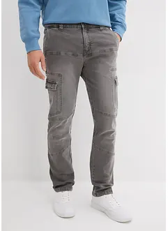 Strečové cargo džíny Regular Fit, Straight, bonprix