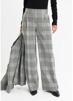 Kostkované kalhoty Marlene, bonprix