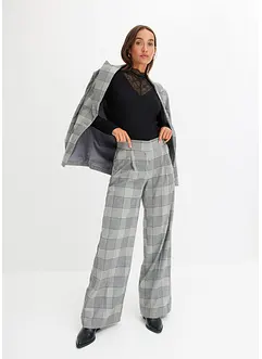 Kostkované kalhoty Marlene, bonprix