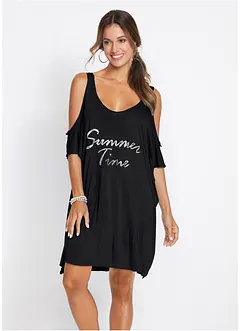 Průhledné plážové šaty z viskózy, bonprix