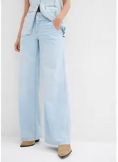 Džíny s širokými nohavicemi, High Waist, Super Soft, bonprix