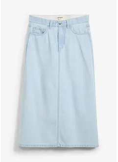 Džínová sukně, Mid Waist, pohodlný pas, Super Soft, bonprix