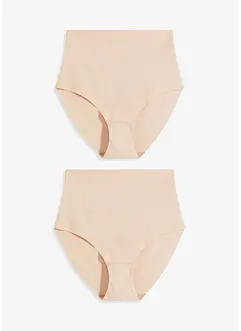 Stahovací kalhotky, bezešvé, lehký tvarující efekt (2 ks v balení), bonprix