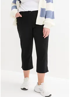 7/8 bengalínové kalhoty s pohodlným pasem, bonprix