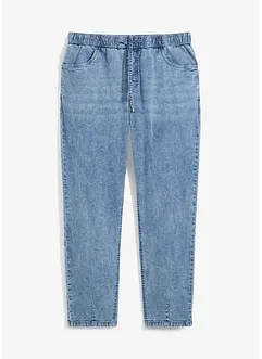 Lehké strečové džíny bez zapínání, Relaxed Fit, Straight, bonprix