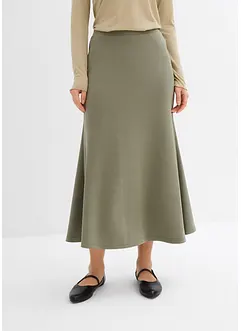 Midi sukně z materiálu scuba, bonprix