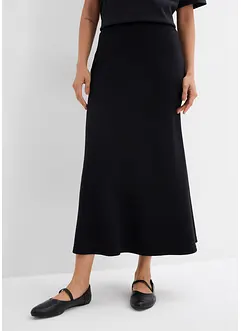 Midi sukně z materiálu scuba, bonprix