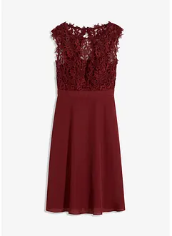 Mini šaty s krajkou, bonprix