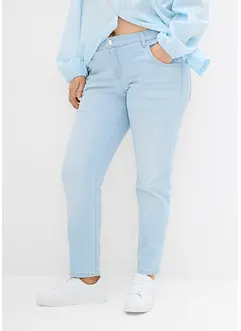 Boyfriend džíny, Mid Waist, zkrácené, bonprix