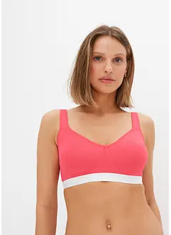 Hladká podprsenka bez kostic, s organickou bavlnou (2 ks), bonprix