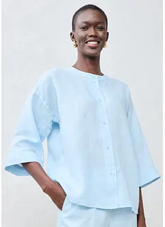 Oversized halenka z čistého lnu, bonprix
