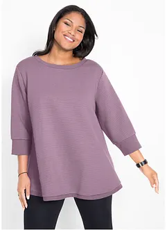 Dlouhá mikina s viskózou, bonprix