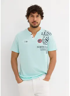 Henley tričko s krátkým rukávem, z čisté organické bavlny, bonprix