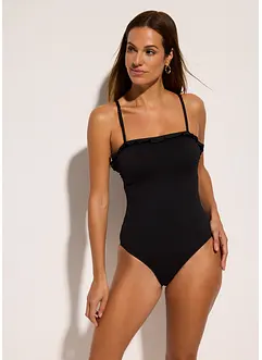 Stahovací jednodílné plavky, střední tvarující efekt, bonprix