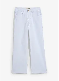 Džíny Wide Leg, High Waist, zkrácené, bonprix