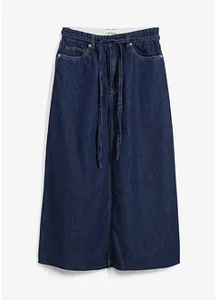 Džínová midi sukně, Mid Waist, Super Soft, bonprix