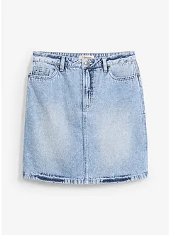 Džínová sukně Mid Waist, Low Stretch, bonprix