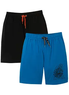 Teplákové bermudy z čisté organické bavlny (2 ks v balení), bonprix