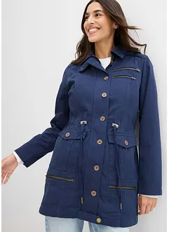 Bavlněná parka ve stylu Utility, polodlouhá, bonprix