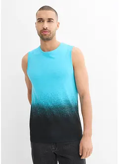 Tílko s barevným přechodem z organické bavlny, Slim Fit, bonprix