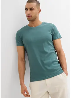 Tričko z žebrového materiálu, Slim Fit (2ks v balení), bonprix