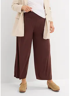 Těhotenské kalhoty Culotte z  měkké viskózy, Loose Fit, bonprix