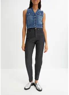 Džíny Mom se strečem, High Waist, bonprix