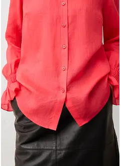 Košilová halenka z ramie, bonprix