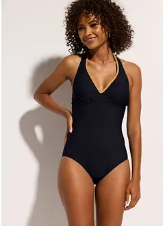 Stahovací jednodílné plavky, střední tvarující efekt, bonprix