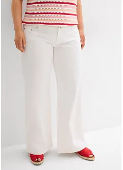 Džíny Wide Leg, Low Waist, bonprix