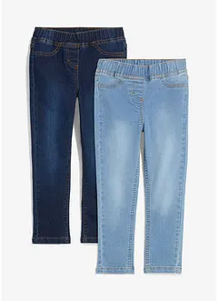 Jeggings Mid Waist (2 ks v balení), bonprix