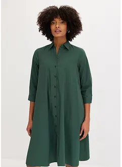 Košilové šaty s bavlnou, bonprix