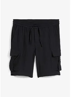 Bermudy ze vzdušného mušelínu, Regular Fit, bonprix