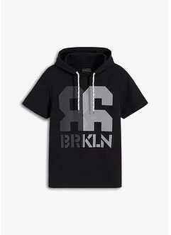 Tričko s kapucí a z těžšího materiálu, bonprix