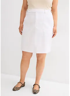 Strečová džínová sukně, High Waist, bonprix