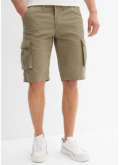Cargo bermudy z čisté bavlny, Relaxed Fit, bonprix