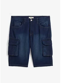 Dlouhé džínové cargo bermudy, Relaxed Fit, bonprix