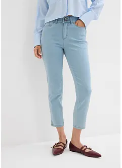 Slim Fit džíny Mid Waist, pohodlná pasovka, bonprix