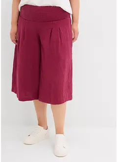 Capri kalhoty z mušelínu, bonprix