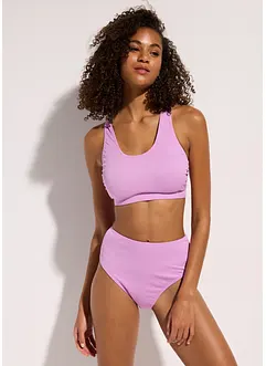 Žebrované bikiny s podprsenkovým topem (2dílná souprava), bonprix