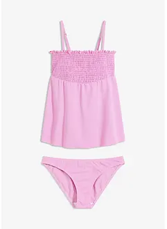 Žabičkované bandeau tankiny (2dílná souprava), bonprix