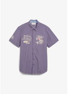 Košile s potiskem, krátký rukáv, Slim Fit, bonprix