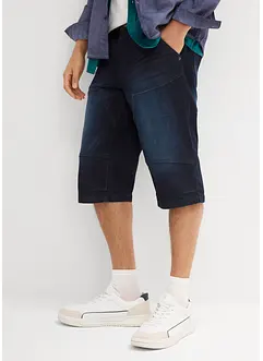 Dlouhé strečové džínové bermudy, Regular Fit, bonprix