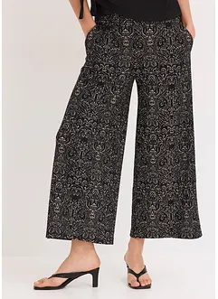 Culotte kalhoty z žerzejového krepu, bonprix
