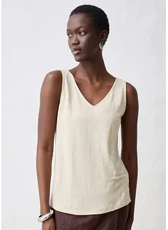 Lněné tílko, bonprix