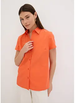 Halenka s krátkým rukávem, z popelínu, bonprix