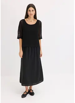 Šaty se vzhledem 2 v 1, bonprix