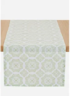Běhoun na stůl, z organické bavlny, s ornamenty, bonprix