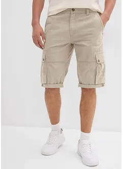 Cargo bermudy z čisté bavlny, Regular Fit, bonprix