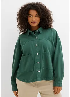 Košilová bunda z čisté bavlny, bonprix